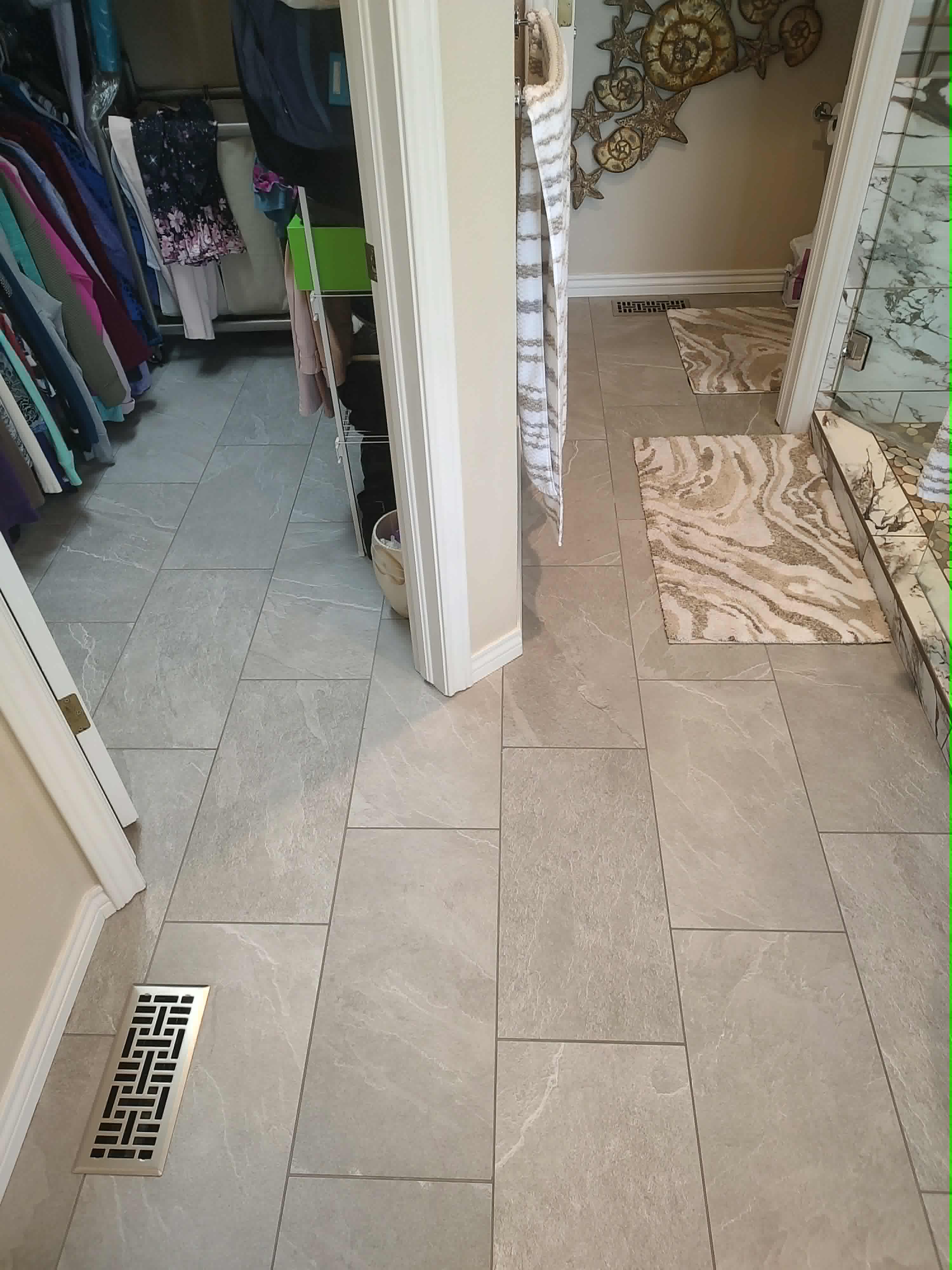 Custom Master Bath Floor