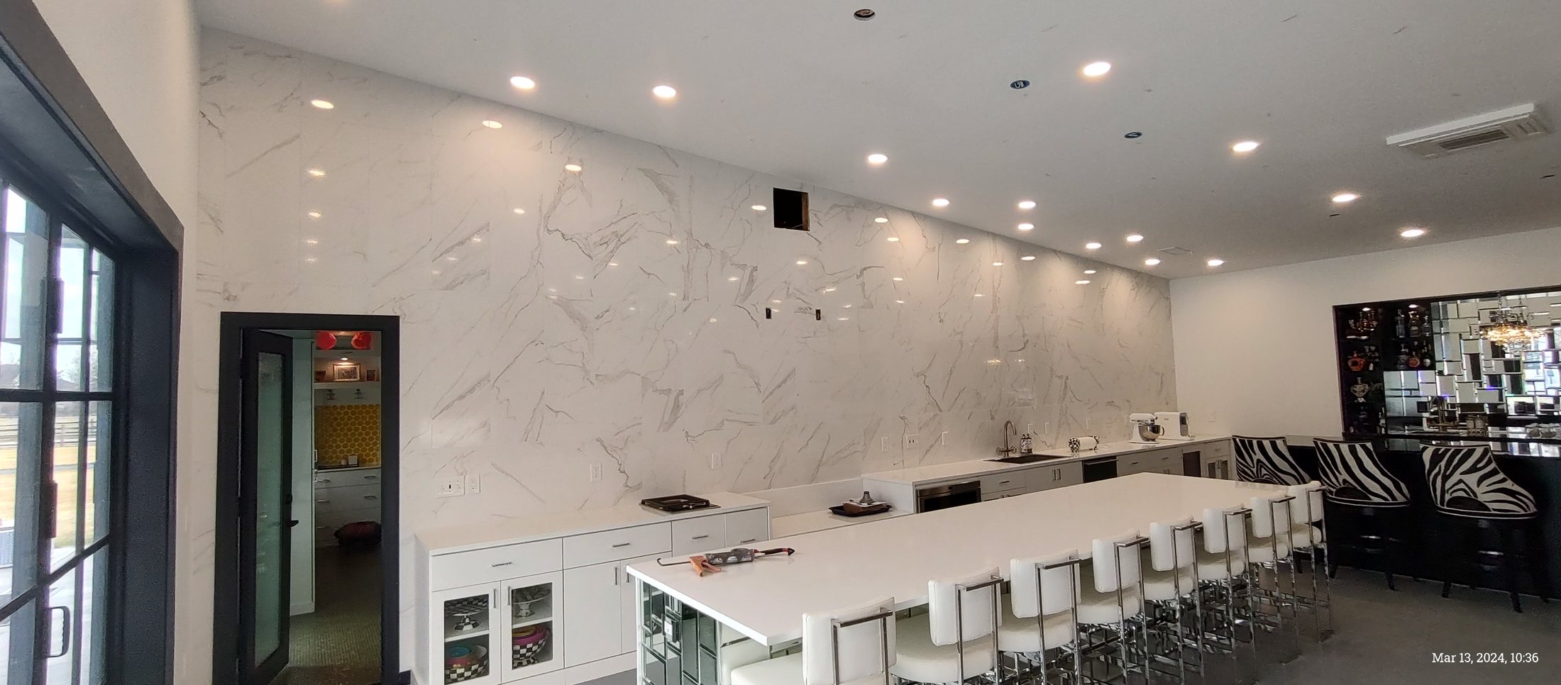 Large-Format Feature Wall
