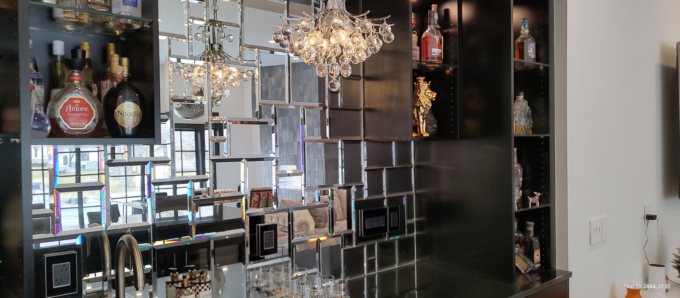Mirror Bar Backsplash